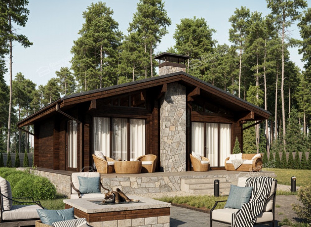 Дом из клееного бруса VZ-329